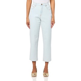 Volcom Women's Stoned High Rise Straight Leg Jean, Cruzer Blue