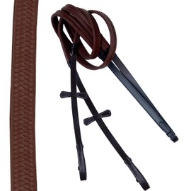 Exion Premium Rubber Reins for Horses | Ultimate Grip and Durability for All Riding Styles