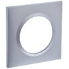 Legrand 600851 Square Dooxie Plate with 1 Post Aluminium Effect