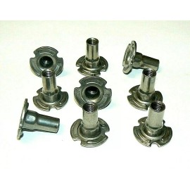 STAFAST #R561814HDLF LOCKING FLANGE PALLET NUT - PLAIN FINISH - LOT OF 100 PCS.