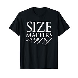 Size Matters - Renaissance Festival Fair Medieval Weapons T-Shirt