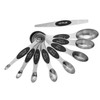 9-Piece Double-Ended Measuring Spoons with Scale, Measuring Spoon Set, Spoon