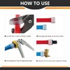 2-Pack HeSun PEX-A Fitting, 1/2" Female NPT Thread x 3/4"