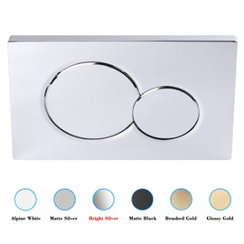 Dual Flush Actuator Plate Toilet Flush Plate 115.770.11.5 Fit for Sigma01, Bright Silver