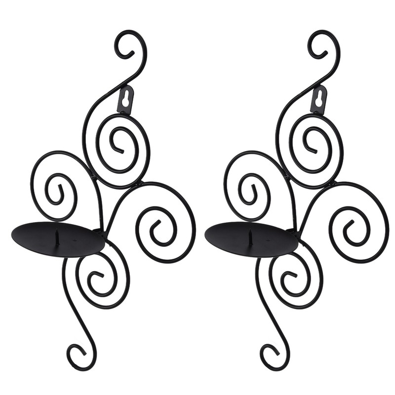 Wall Mounted Candle Stick Elegant Candle Holder for Living Room
