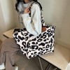 Yooamz Large Canvas Tote Bag for Women Shoulder Bag Leopard