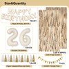 Miidenks 26th Birthday Decorations for Women, White and Gold 26