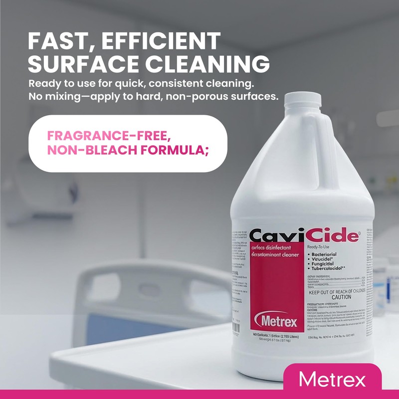 Metrex CaviCide Surface Disinfectant Cleaner, 13-1000 – Multi-Purpose Disinfectant, Decontaminant