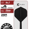 Target Japan Black Marque Creed Steel Tip Darts with Kflex,