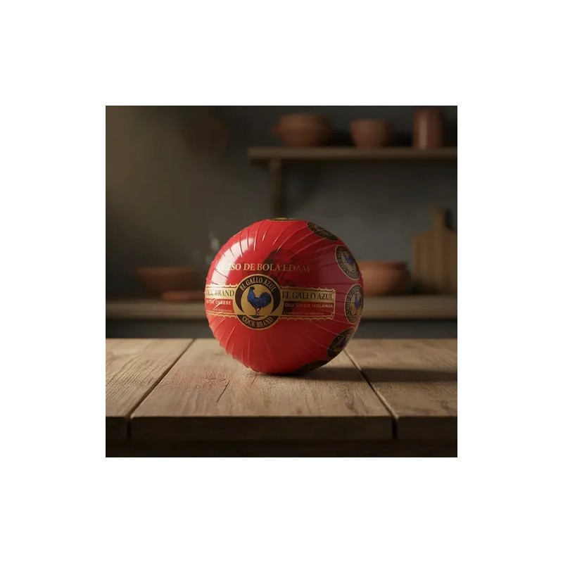 Queso De Bola Edam 1.5kg Gallo Azul Envío Gratis