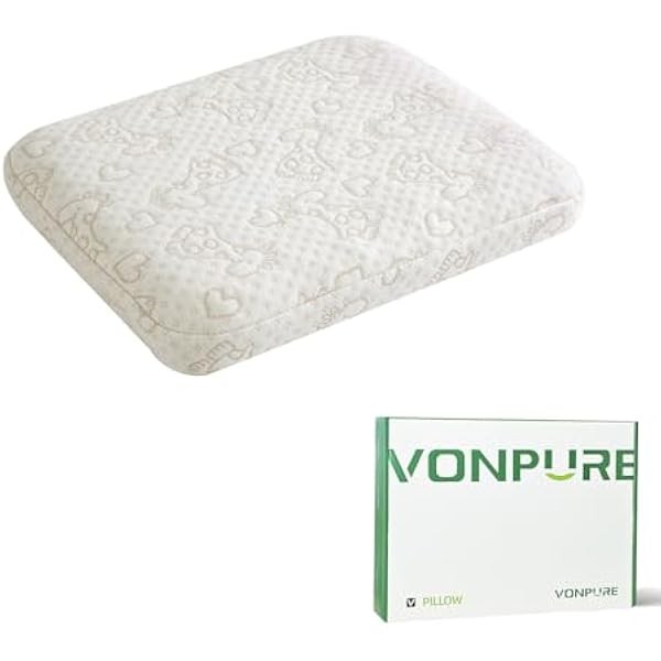 Toddler Pillow with Pillowcase - 13.5''x10.6 (Soft White)