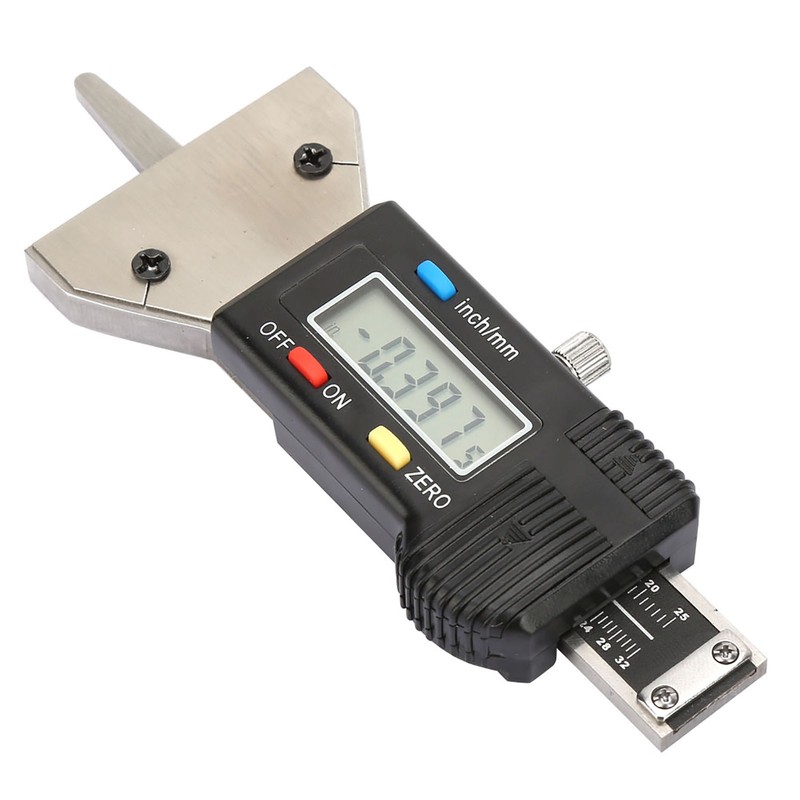 Tire Detection 0‑25mm LCD Digital Tire Depth Gauge 0.01mm Tread