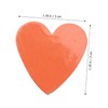 Operitacx 30x2.2mm Love Refrigerator Magnets 10pcs Pack Heart Stickers for