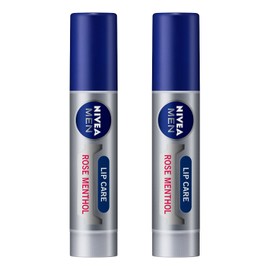 Nivea Men Lip Rose Menthol, 0.1 oz (3.5 g) x 2 Packs