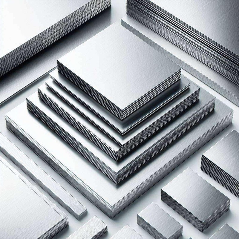 2 mm Stainless Steel Sheet V2A Plates Cuts 200 mm