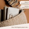 ARTVALL - Shoulder Bag Teddy Fabric Bag Handbag Plush Bag