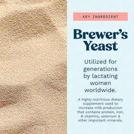 Mommy Knows Best Brewer's Yeast Powder for Lactation Support for Breastfeeding | Mild-Tasting, Debittered, Delicious in Lactation Cookies, Smoothies, Lactation Recipes, Gluten-Free, 10 oz