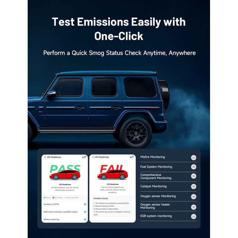 TOPDON TopScan Lite OBD2 Scanner Bluetooth, Bi-Directional Scanner Wireless All