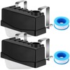 Cinnvoice 2 Pcs Water Trough Float Valve Stock Tank Float