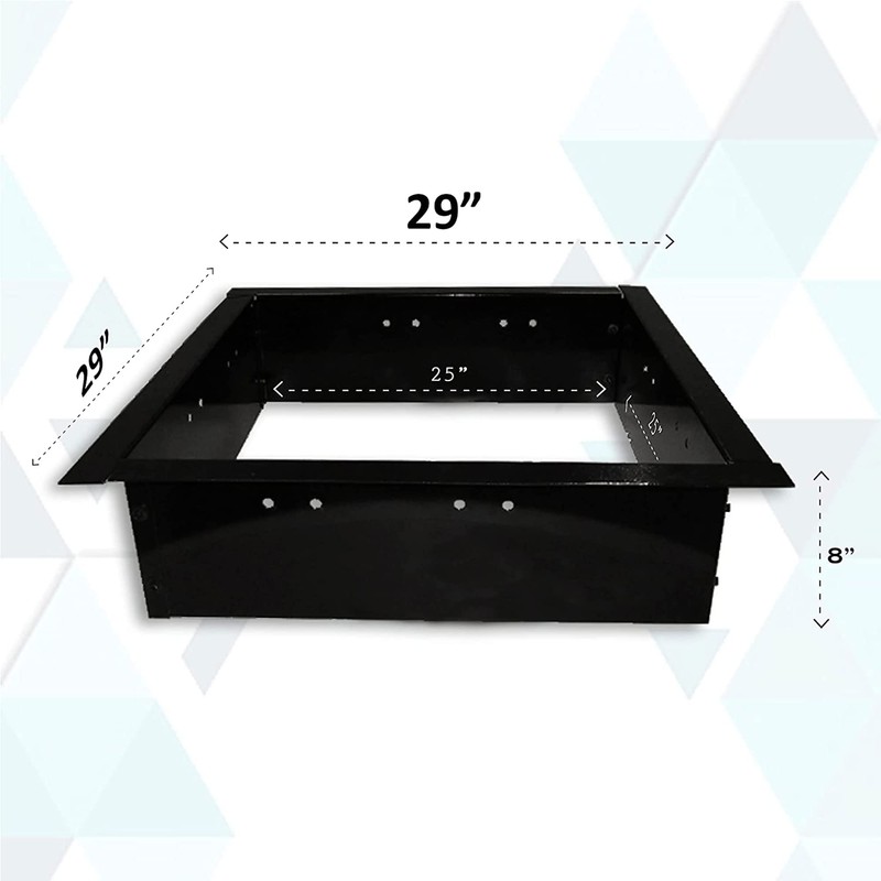 Simond Store Square Fire Pit Ring Insert - 2mm Heavy