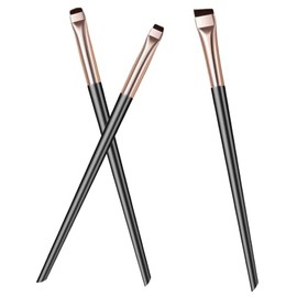 1 Juego Brocha Para Sombra De Ojos Pinceles De Maquillaje De Ángulo Plano Cepillos Inclinados Ultrafinos Brocha Angular Para Corrector Bisel Cepillo  