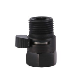 Yardwe 1/2 Inch Shower Head Shut-off Valve, Water Stop Shower Valve Shower Head Shut-Off Valve for Hand Shower, Shower Arm, Bidet Sprayer etc. (Black)