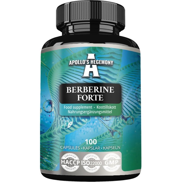 Apollo's Hegemony Berberine 485 mg per Capsule - 100 Vegan
