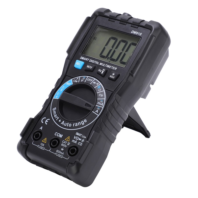 DM91S Manual Auto Ranging Digital Multimeter Multifunctional High Accuracy Mini