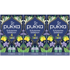 Pukka Tea Organic Herbal Tea Selection Pack of 3 60 Tea Bags