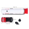 Alloy Gas Tanker Truck Model Water Spray High Simulation Detachable