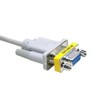 WOVTE DB9 Female to Female Mini Gender Changer Coupler Adapter