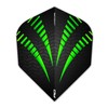 RED DRAGON Hardcore Radical Black & Green Burst Extra Thick