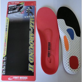 footwedge (huttouxezzi) All-Around 2 Molded Insole Fwar – 2-l Red 27.0 – 30.0 