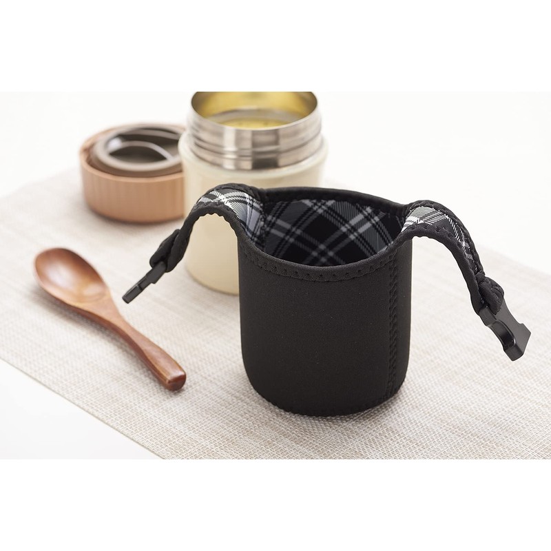 Tone TC-24 Soup Jar Cover, Check Black