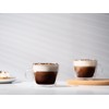 Bodum 15oz Double Wall Latte Mug, High-Heat Borosilicate Glass, Set
