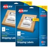 Avery Printable Shipping Labels, 5.5" x 8.5", White, 50 per