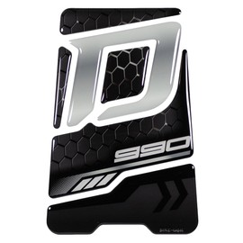 Tankpad 3D Tank Protector Sticker Compatible with KTM Duke 990 Black X509702VA