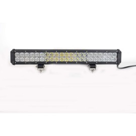 LED Light Bar 20 Inch 126W 2 Rows With Adjusted Bracket WATERPROOF Spot & Flood Combo Beam Led Bar,LED Work Light Driving Fog Lamp Marine Offroad Lighting for SUV Ford Truck Boat