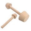 GLEAVI 2 Pcs Double Sided Wooden Tart Tamper Egg Tart