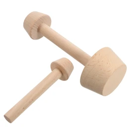 GLEAVI 2 Pcs Double Sided Wooden Tart Tamper Egg Tart Mould for DIY Baking Kitchen Gadget for Desserts for Home and Bakery Use