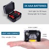 KunHe 2 Pack Red Light Headlamp Suitable for Nighttime Hiking