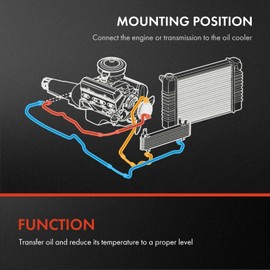 A-Premium Automatic Transmission Oil Cooler Line Hose Assembly Compatible with Nissan Maxima 1995 1996 1997 1998 1999, 3.0L