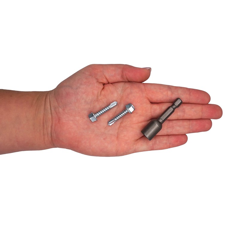 SKIR'CO (Pack of 150) DIN 7504K Galvanised Steel 5.5 x