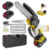VOVRELY 6 Inch Mini Chainsaw Cordless, Brushless Electric Chainsaws w/Automatic