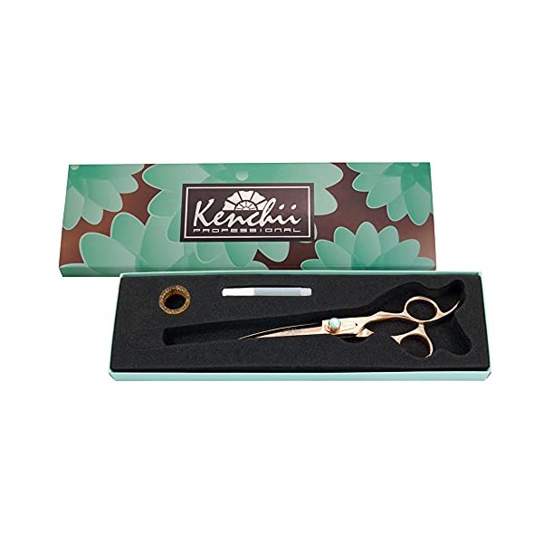 Kenchii Dog Grooming Scissors | 7 Inch Shears | Curved