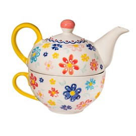 Sass & Belle Folk Floral Tea for One