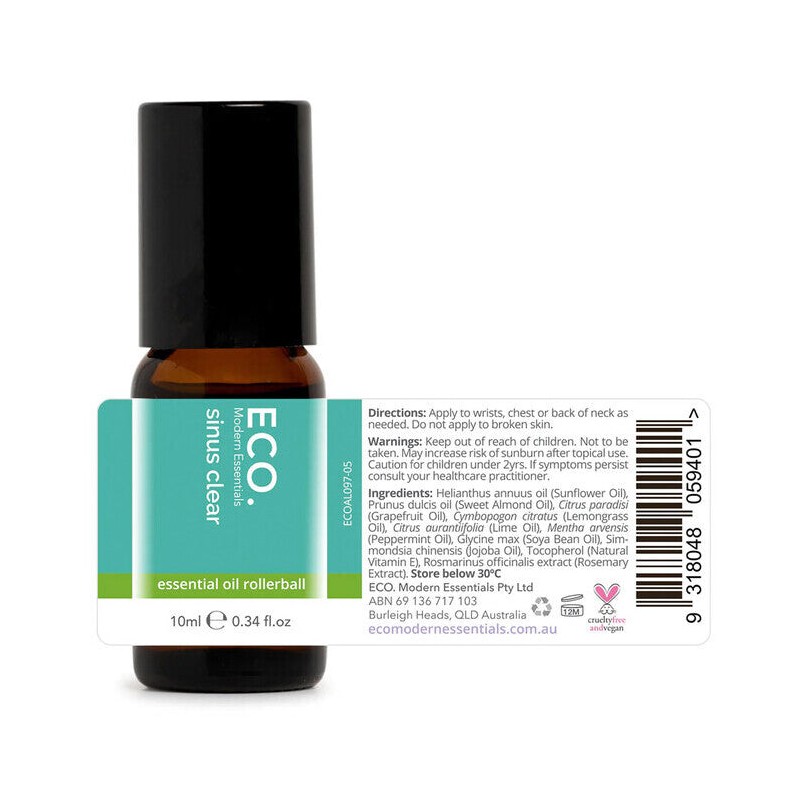 ECO. Modern Essentials Sinus Clear Essential Oil Blend, Blend 10ml