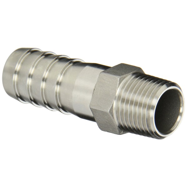 Banjo HB050-075SS Stainless Steel 316 Hose Fitting, Adapter, 1/2" NPT