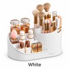 360° Rotating Makeup Organizer for Vanity – Multi-Compartment Cosmetic Storage