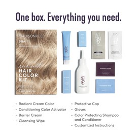 Madison Reed Madison Reed Radiant Hair Color Kit, Medium Smoky Blonde for 100% Gray Coverage, Ammonia-Free, 9NA Pisa Blonde, Permanent Hair Dye, Pack of 2